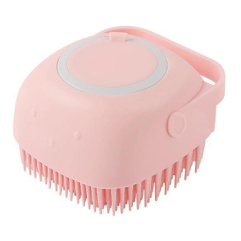 Bath Brush & Shampoo Dispenser