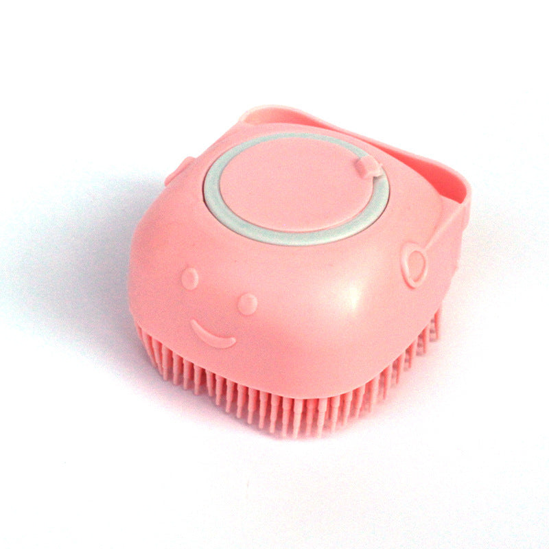 Bath Brush & Shampoo Dispenser