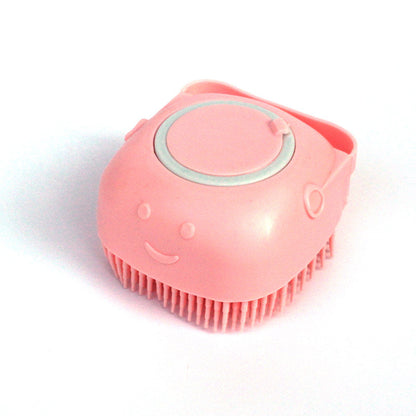 Bath Brush & Shampoo Dispenser