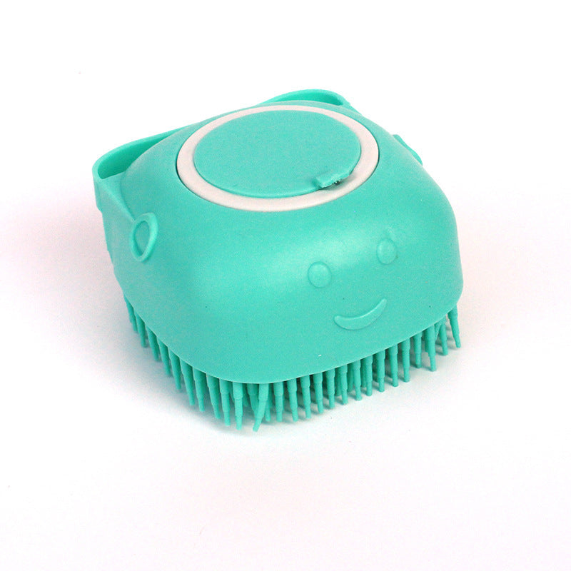 Bath Brush & Shampoo Dispenser