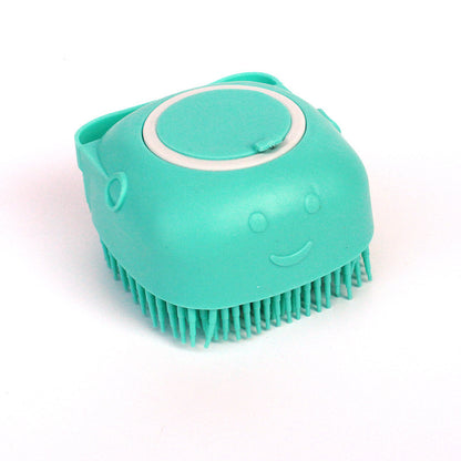 Bath Brush & Shampoo Dispenser