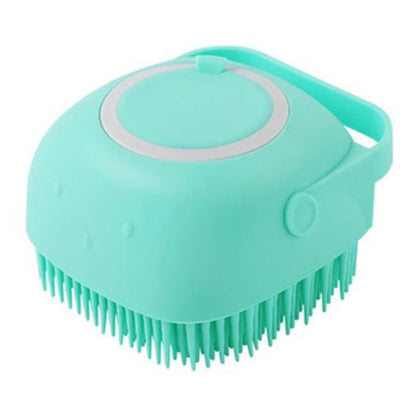 Bath Brush & Shampoo Dispenser
