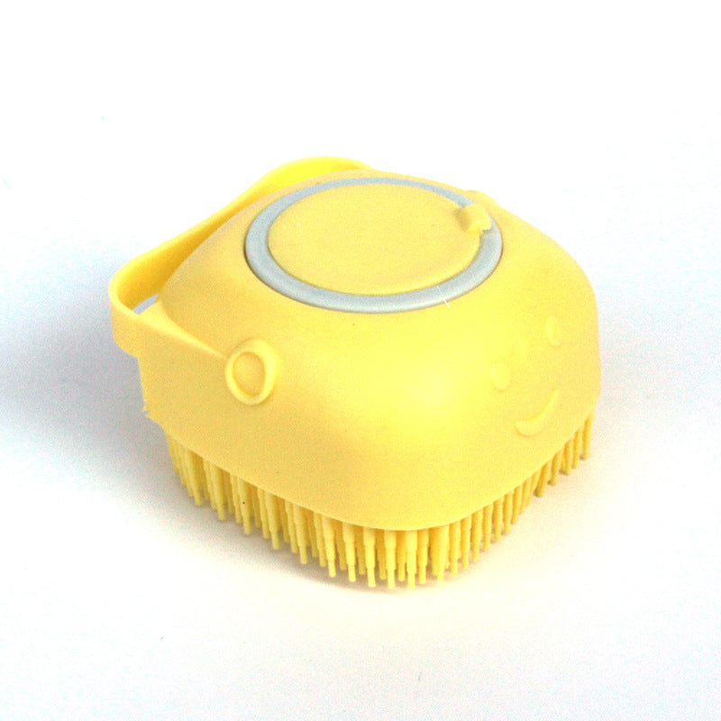 Bath Brush & Shampoo Dispenser