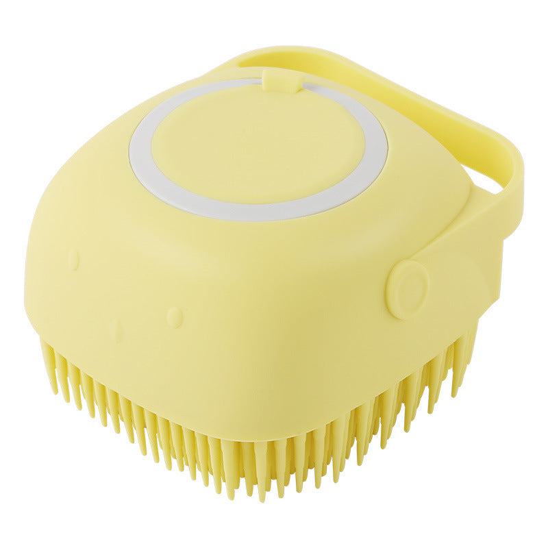 Bath Brush & Shampoo Dispenser