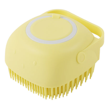 Bath Brush & Shampoo Dispenser