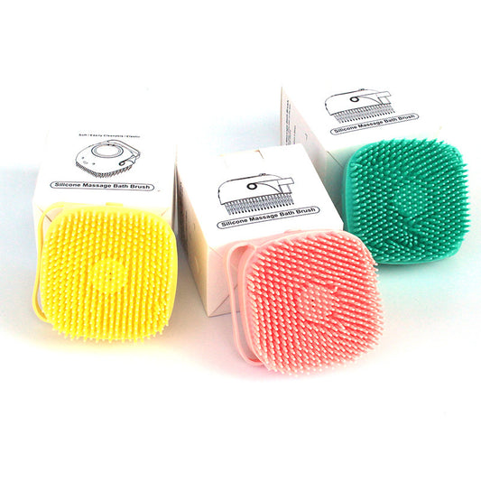 Bath Brush & Shampoo Dispenser